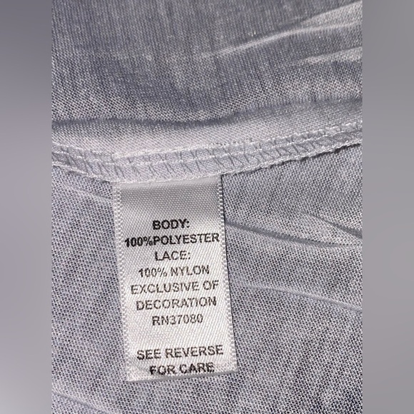 Cato Women Lace Inlay Studded Blouse 18/20W Black Wildflower Prairie Casual - Picture 6 of 8